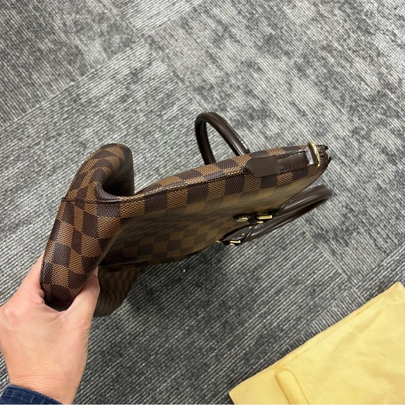 LOUIS VUITTON DAMIER EBENE SIENA MM BAG - Picture 12 of 16